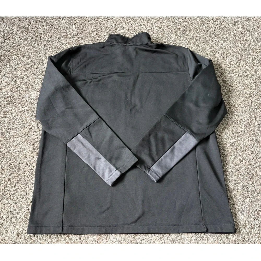 The North Face Fleece Jacket‎ Mens XXL Black Skyline Half Zip Pullover Hiking